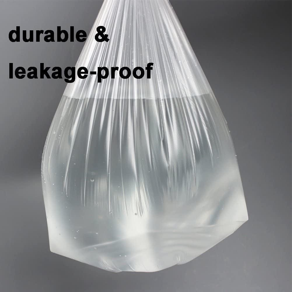 3 Gallon 180 Counts Strong Trash Bags Garbage Bags, Bathroom Trash Can Bin  Liners, Small Plastic Bags for Home Office Kitchen Kitchen, Clear