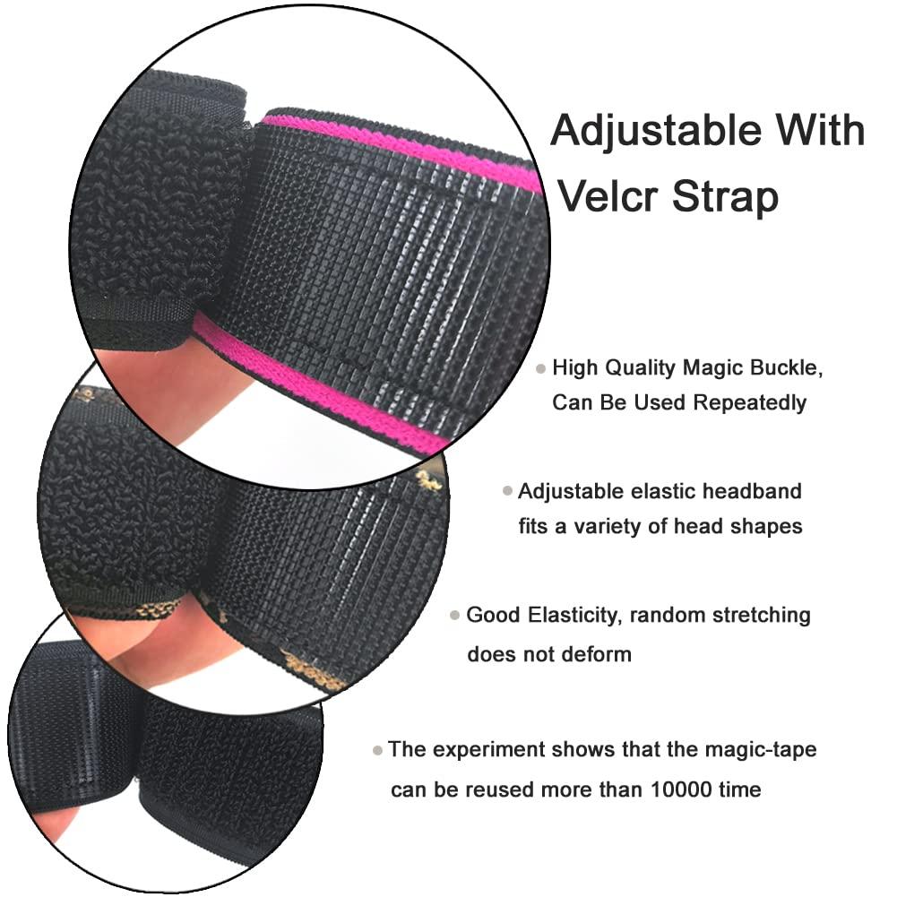 Elastic Band for Wigs Fixing Band Adjustable Toupee Bands with Velco Ends  Fix Wig Edges Elastic