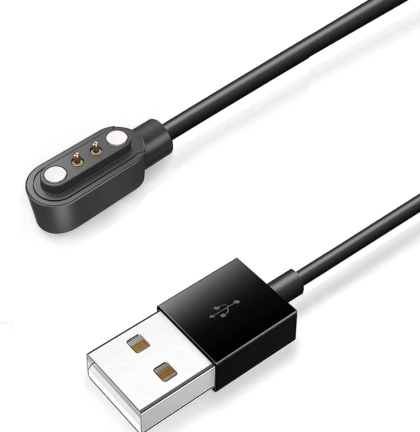 Cable USB Cargador Dock Compatible con Reloj Xiaomi Mi Band 2 Smartwatch  Negro