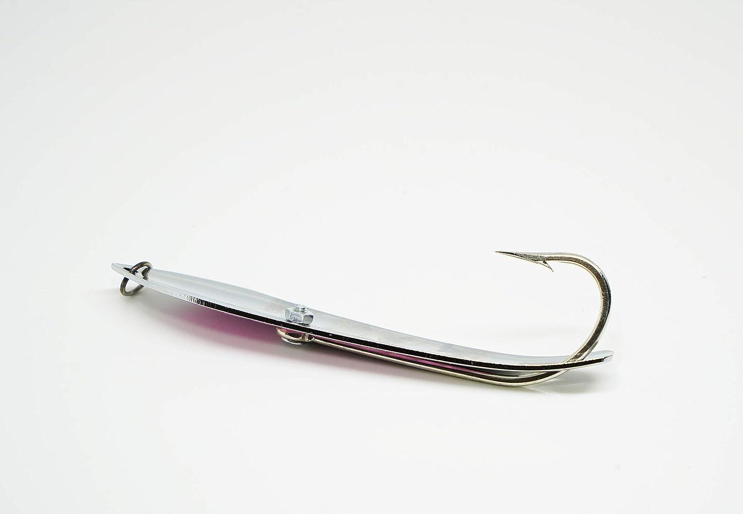 Spoon Fishing Lure Offshore Trolling, 4 1/2-Inch Blade, Size 7/0 New and  Improved Design! Pink