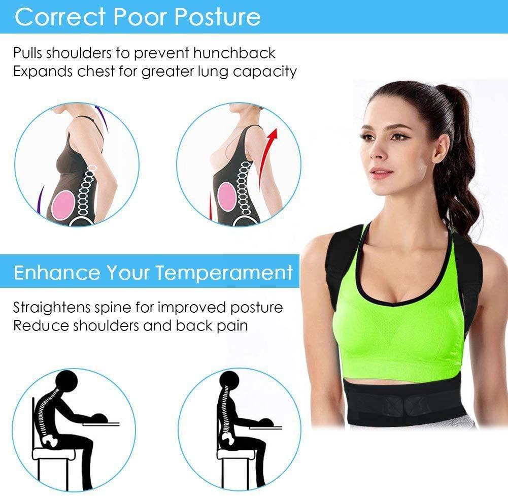 Thoracic Back Brace Posture Corrector - Magnetic Support for Neck