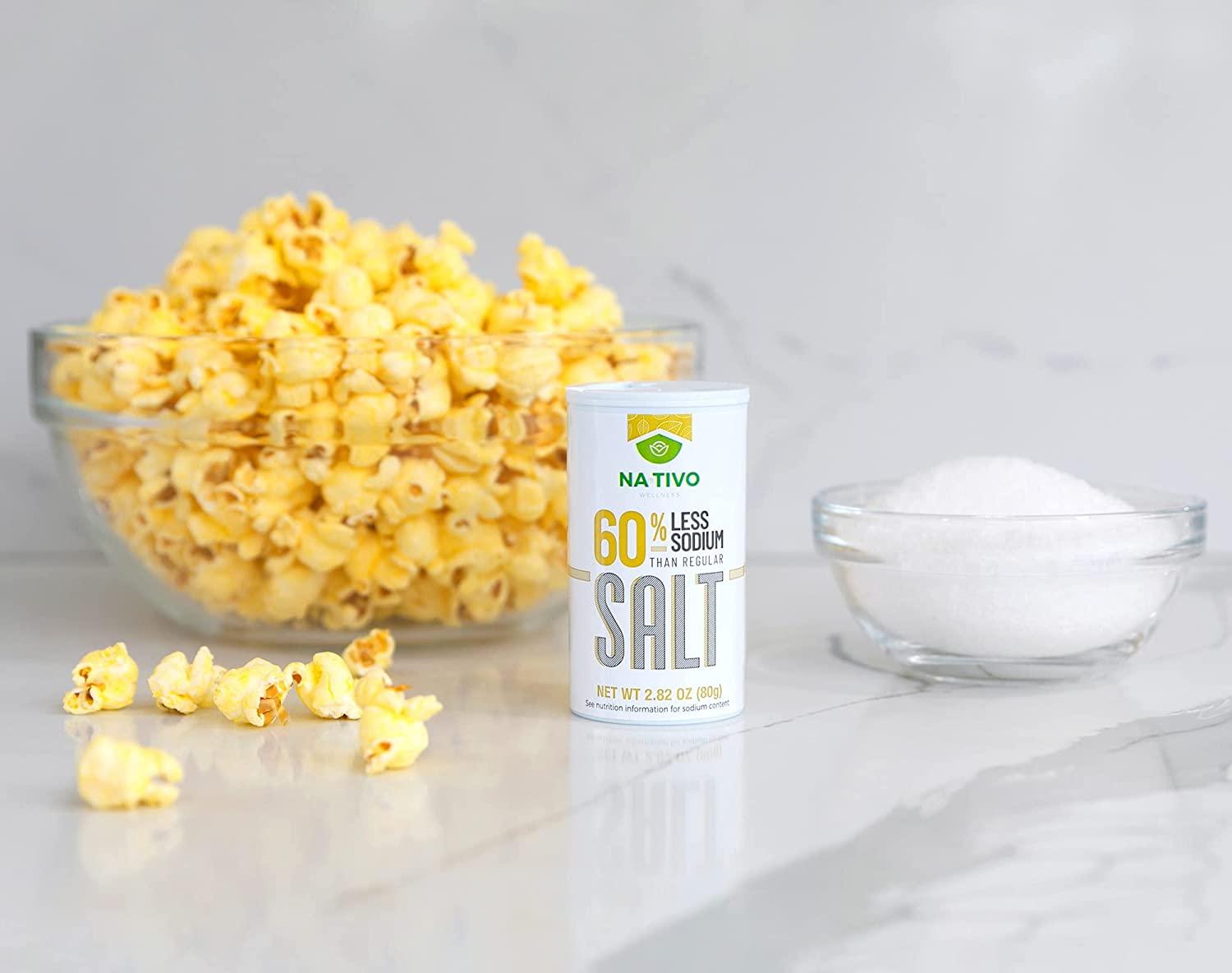 Nativo Salt Substitute 0% Sodium - Salt alternative for people who cannot  take salt - Keto and Paleo friendly - Pack 4 shakers x 3 oz
