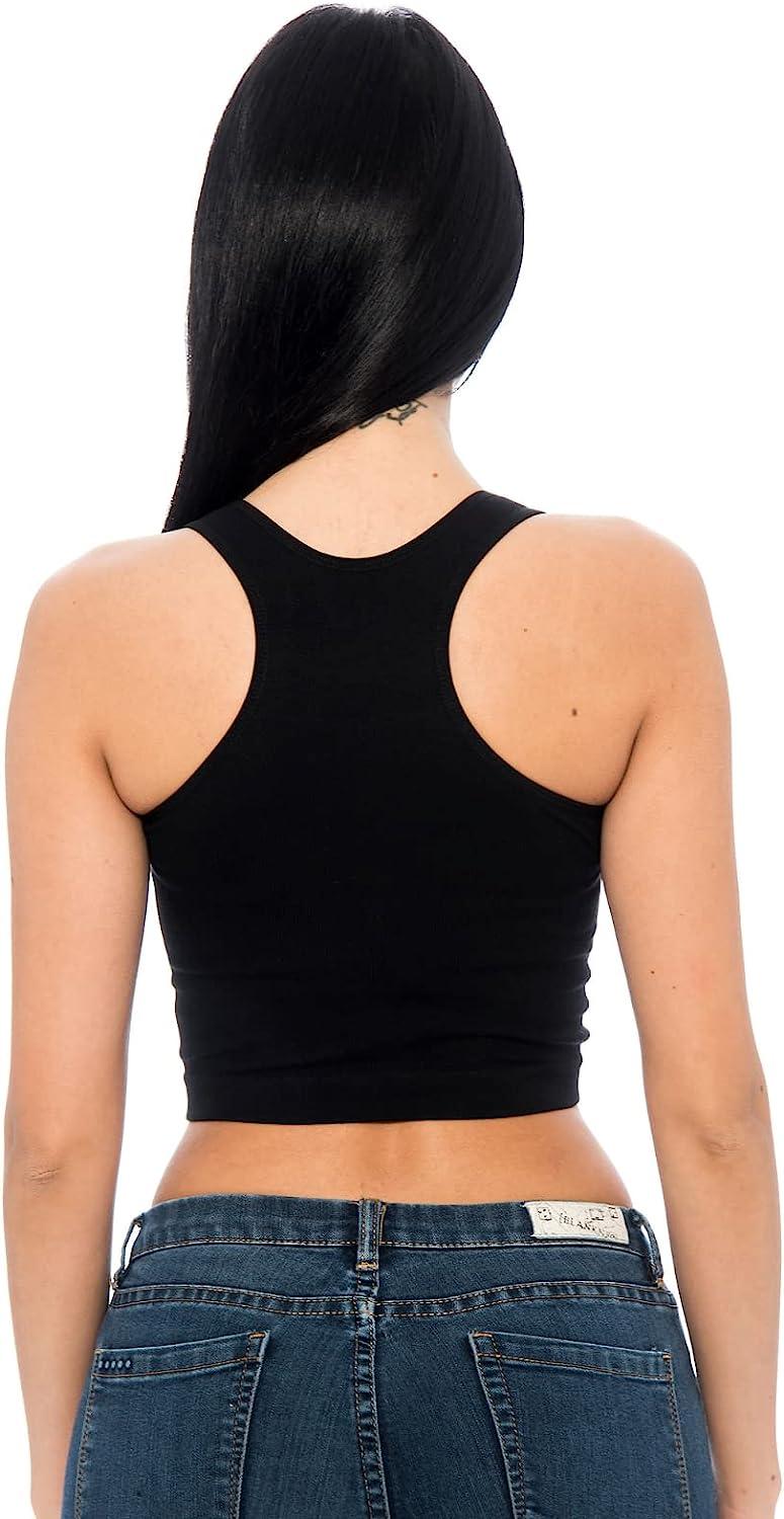 CINGUE Crop Tops for Women Workout Cropped Tank Top