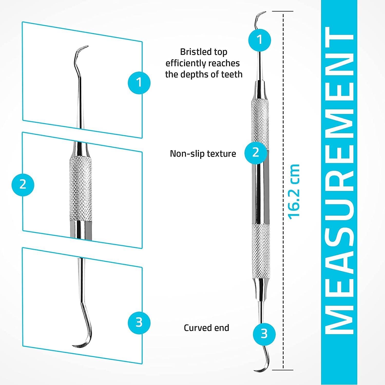 Utopia Care Professional Dental Tartar Scraper Tool - Dental Pick, Double  Ended Tartar Remover for Teeth, Plaque Remover, Tooth