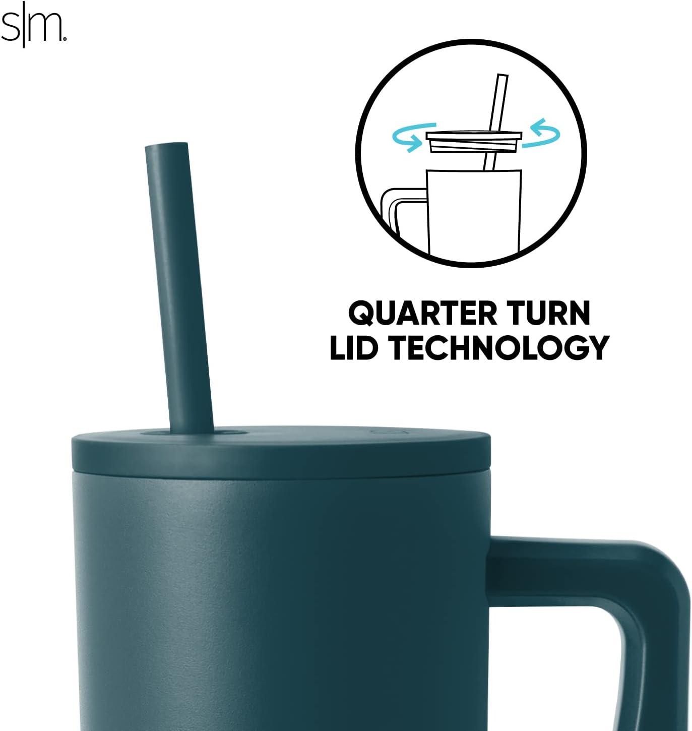  Simple Modern 50 oz Mug Tumbler with Handle and Straw