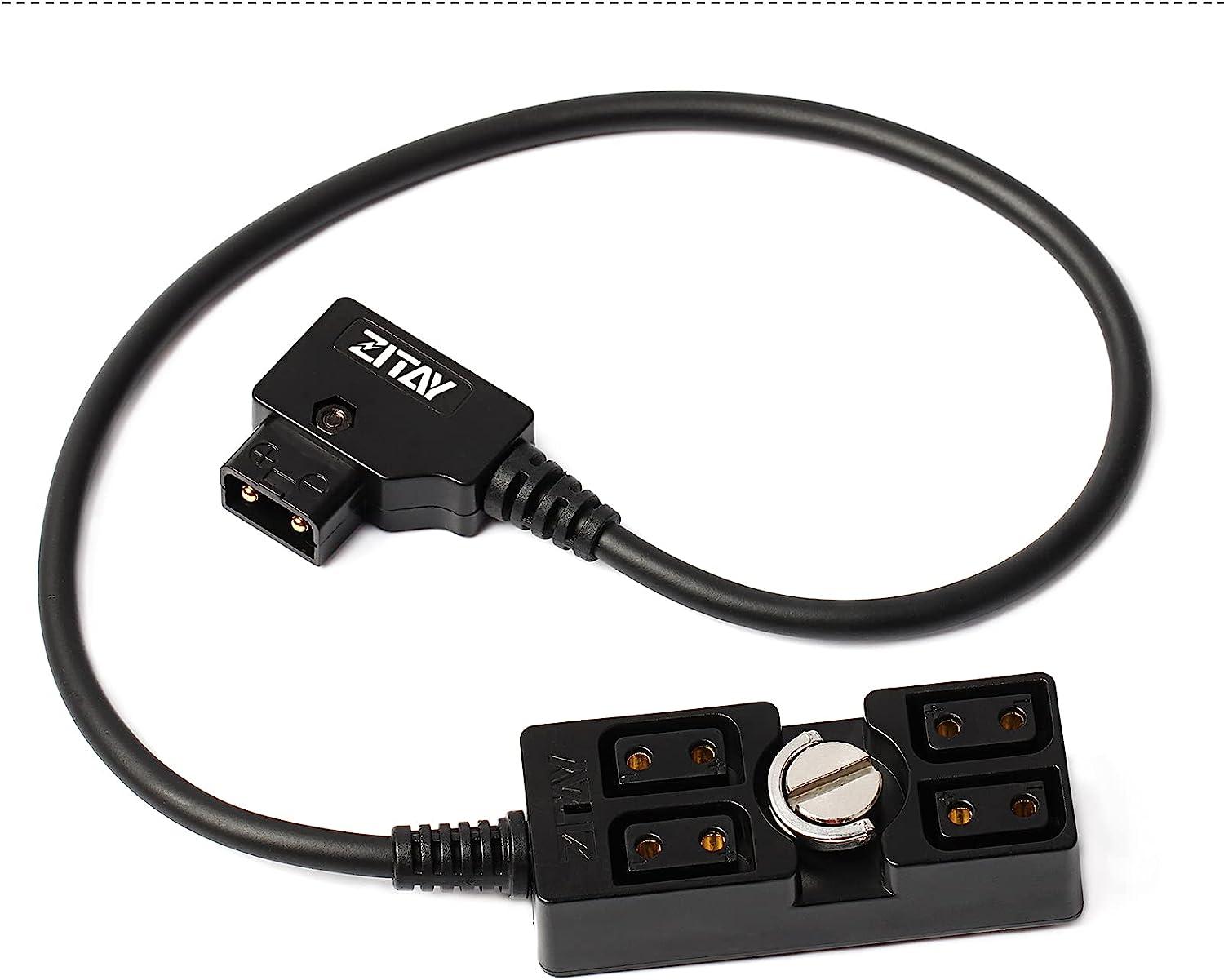 ZITAY D-tap 1x4 Splitter one Male to Four Female Port Adapter