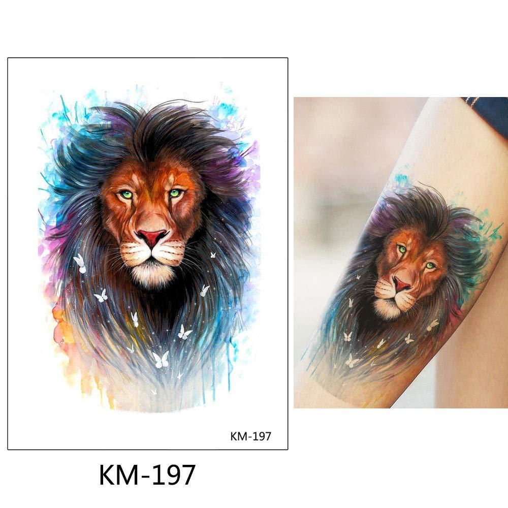 KIHOUT Temporary Tattoos for Men Women Adult Fake Tattoo Body Art Stickers  Waterproof Black Tiny Temporary Tattoo for Hand Neck Wrist Arm Shoulder  Chest Back Legs, Dragon Anchor Lion Skull - Walmart.com