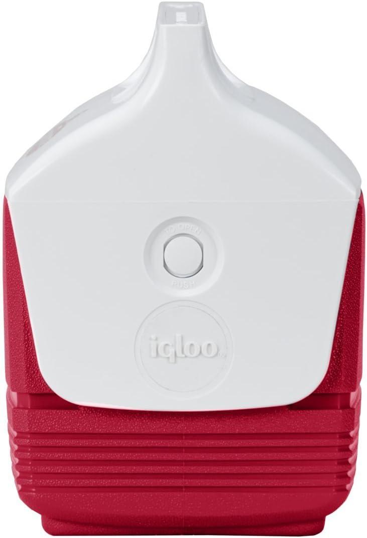 Igloo 4 qt Mini Playmate Personal Cooler Bundle - Red with Ice Block and Tumbler