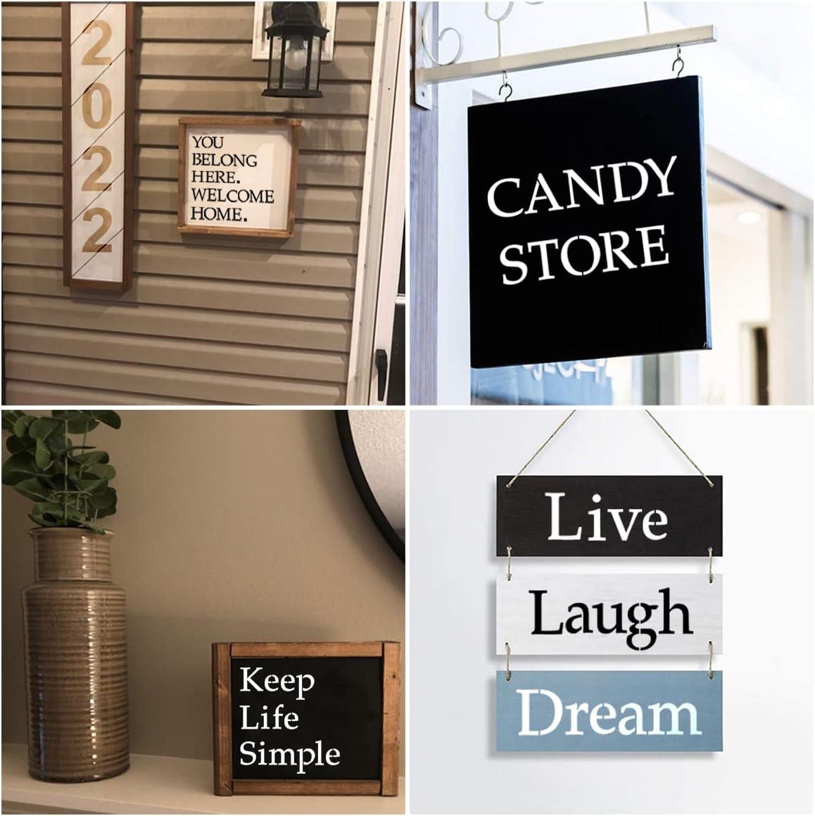 Alphabet Stencil - Home - Reusable Stencil Store