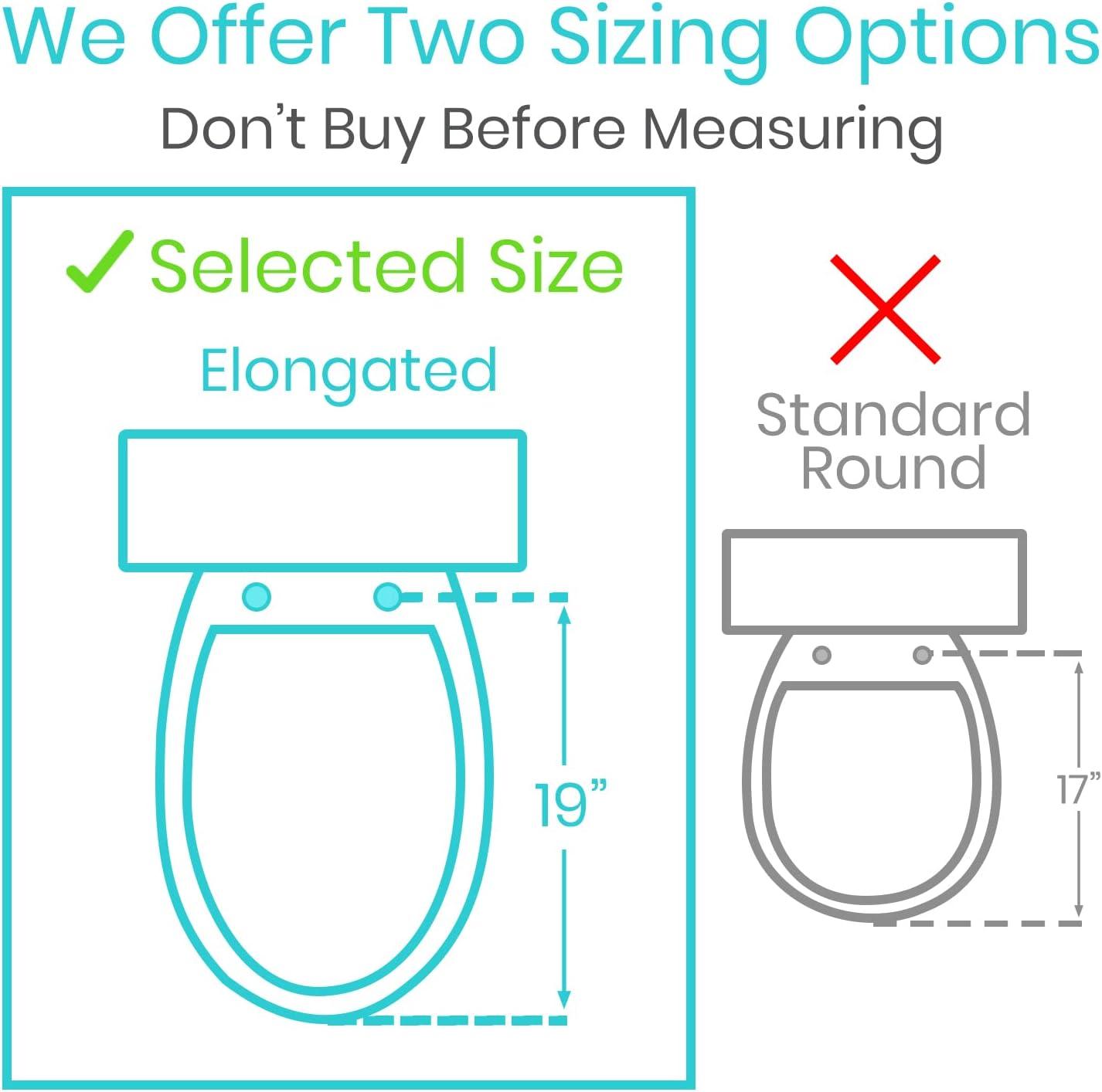 Vive Toilet Seat Riser, Standard