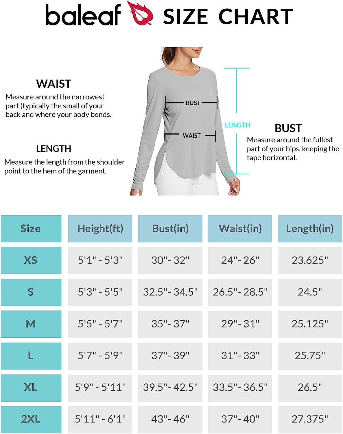 Buy BALEAF Women's UPF 50+ Sun Shirts Long Sleeve UV Protection