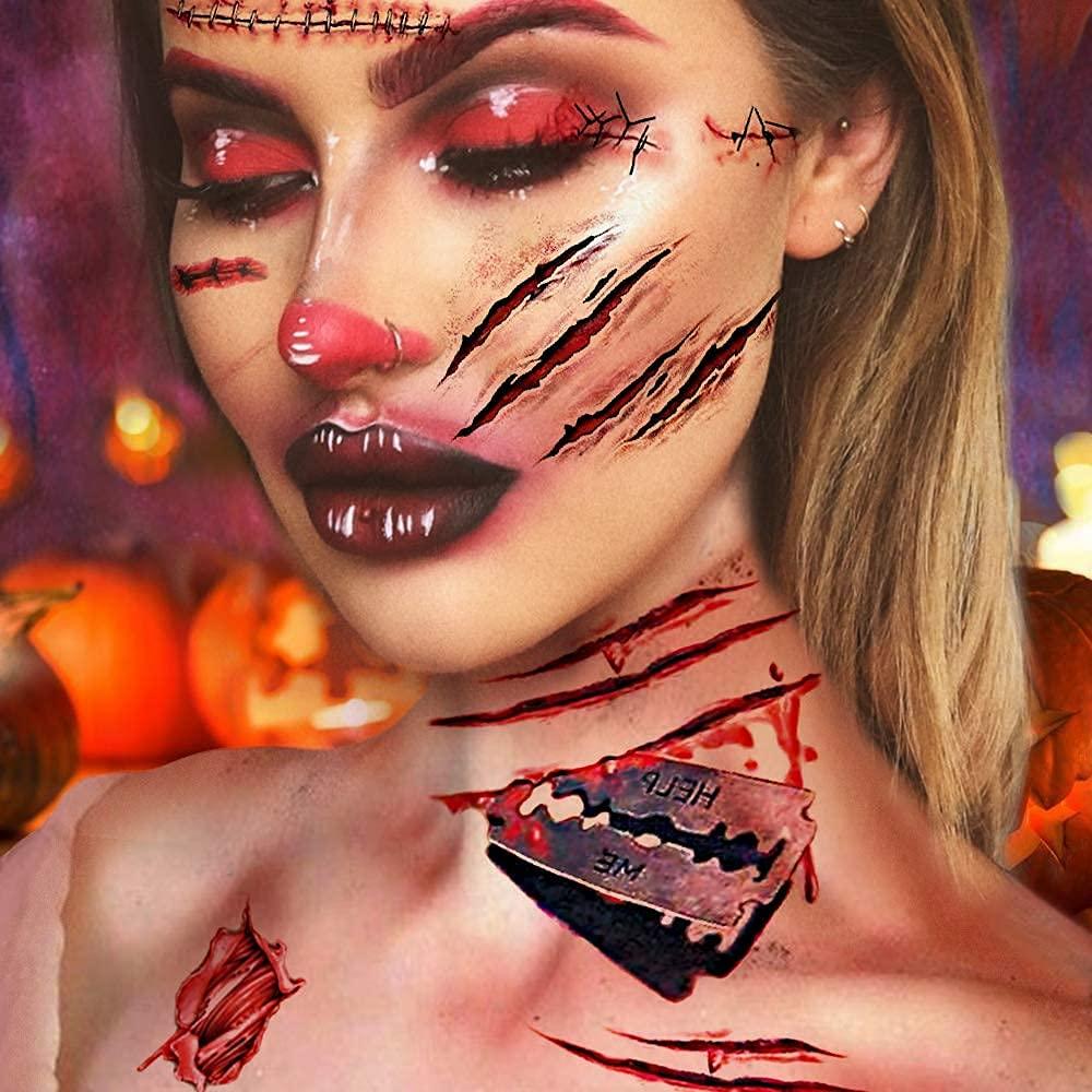 scary vampire makeup