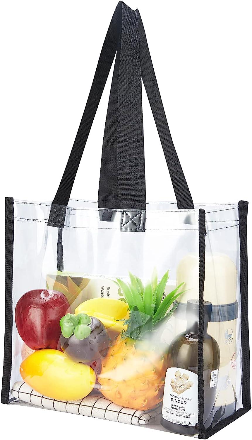  Clear Bag Stadium Approved,Security Approved Clear Tote Bag-12X12X6  : Sports & Outdoors