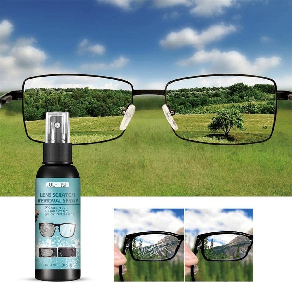 2023 New Lens Scratch Removal Spray, Glass Scratch Repair Fluid, Lens  Scratch Remover, Glasses Lens Cleaning Spray for Sunglasses Screen Cleaning  Tool