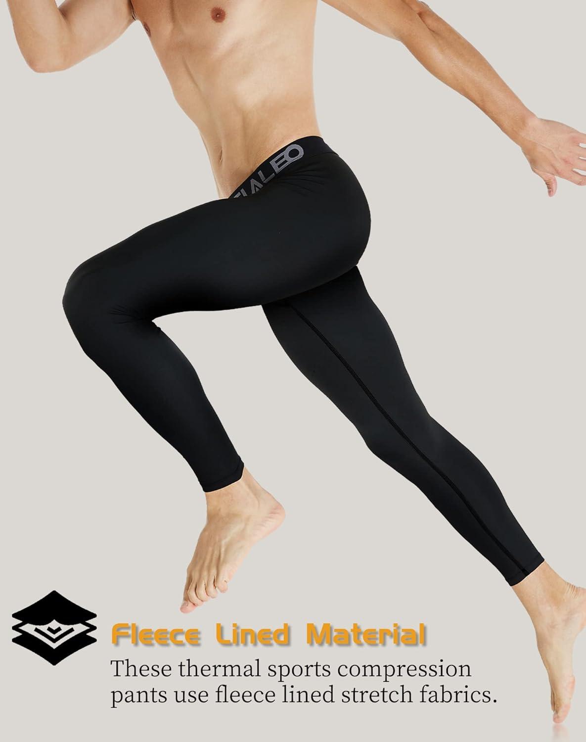 Men's Compression Pants Long Johns Base Layer Leggings Tights Athletic  Autumn Winter Warm Sport Fitness Underwear Baselayer Running Tights 