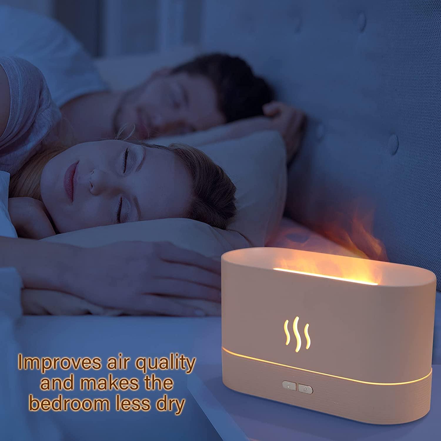 Essential Oil Diffusers Portable Flame Air Humidifier for Home