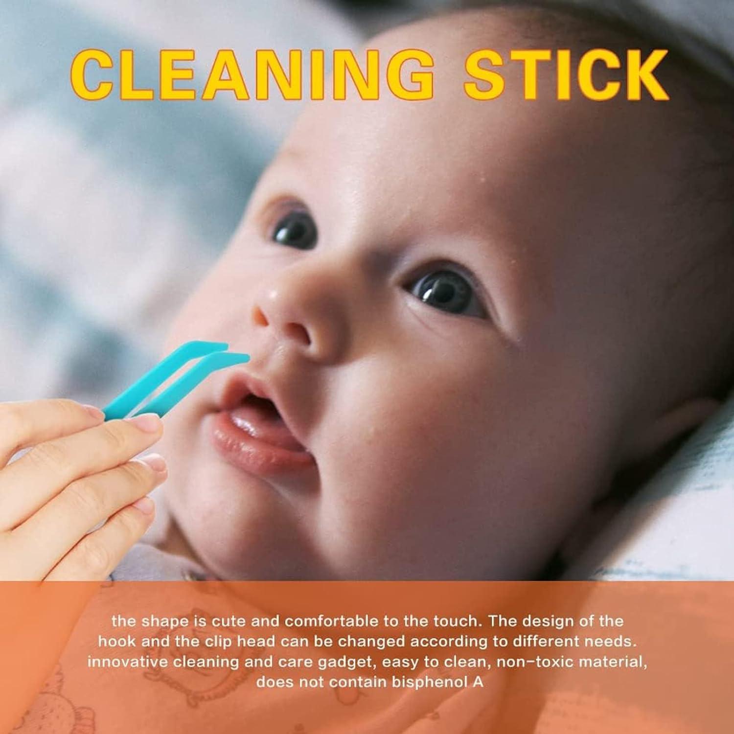 3-in-1 Nose, Nail + Ear Picker Baby Snot Sucker, Safely Clean