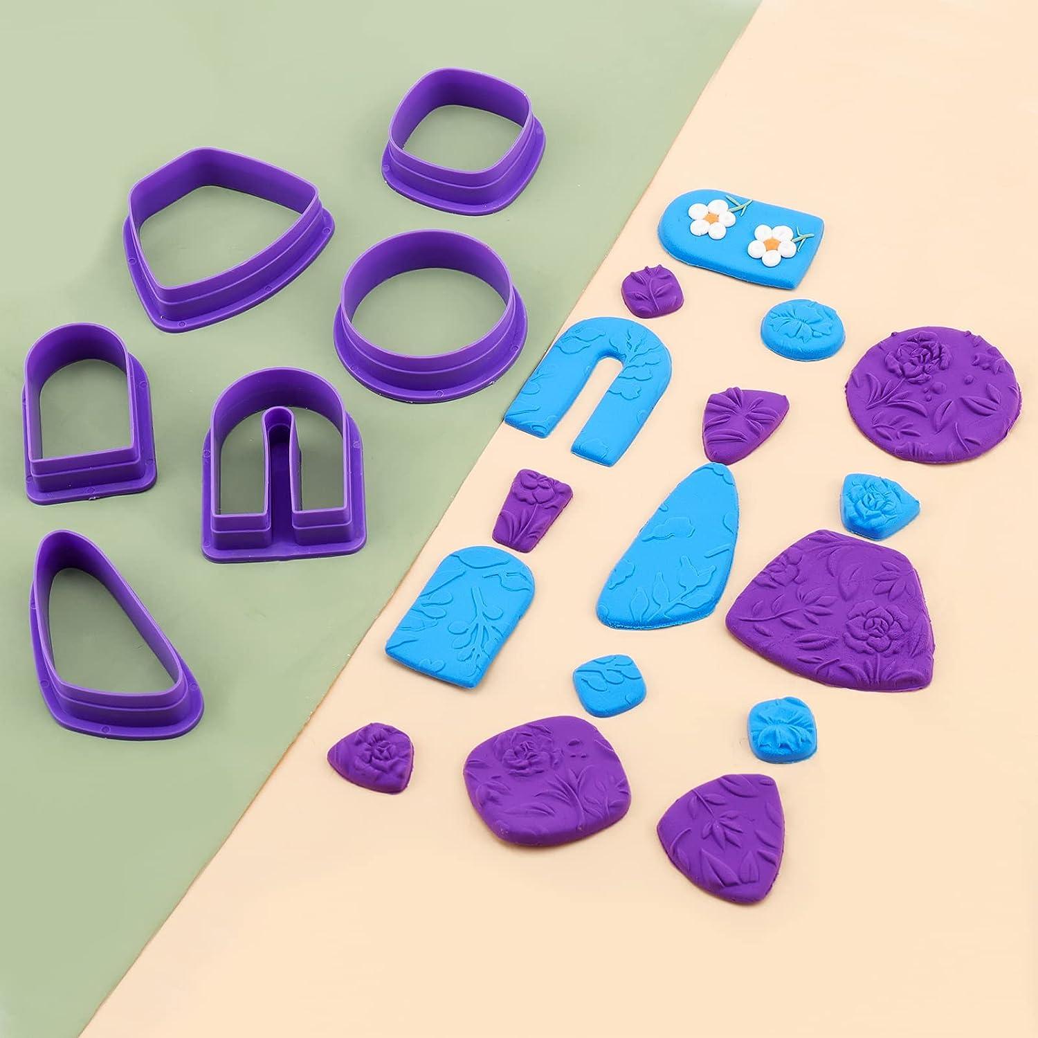 PolymerClay Cutters Clay Earring Making Kit For Earrings Jewelry Making  Clay Earring Cutters With Earring Cards For DIY Craft