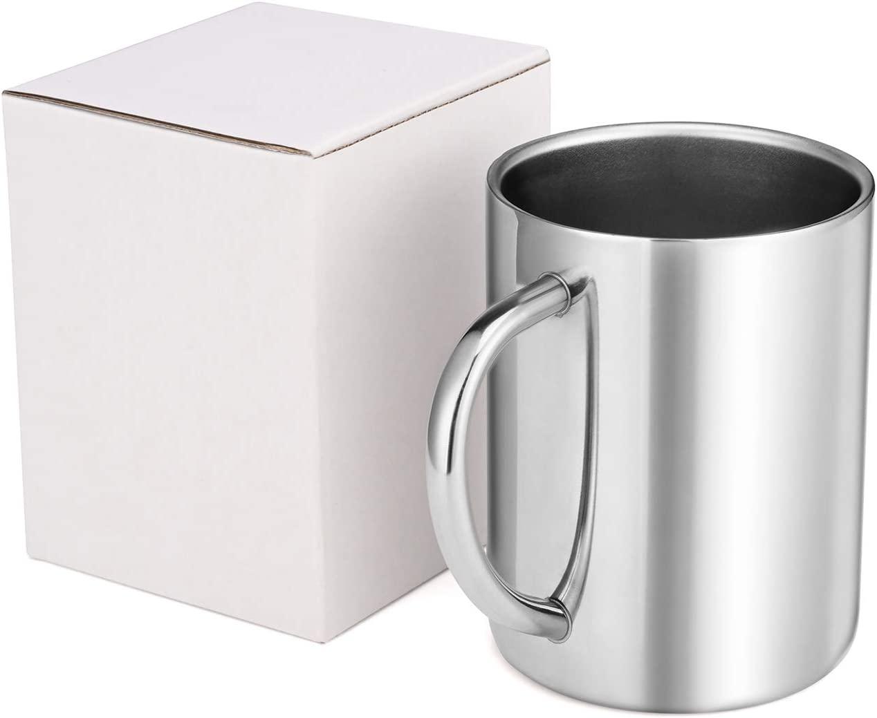 Stainless Steel Metal Cup Beer Cups Travel Camping Mugs Drinking