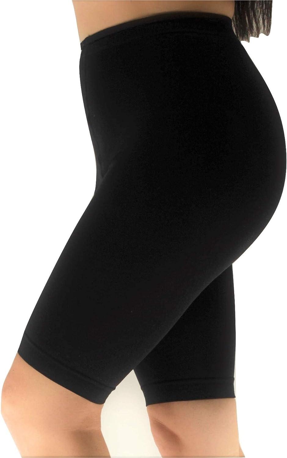 Womens Compression Tights with Open Toe 20-30mmHg for Lymphedema - Black,  XL 