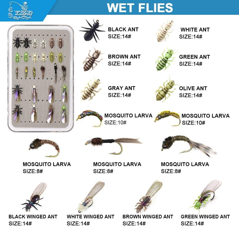 Ant Fly Fishing Flies kit - Collection of 6 Flies - Ant Dry Flies