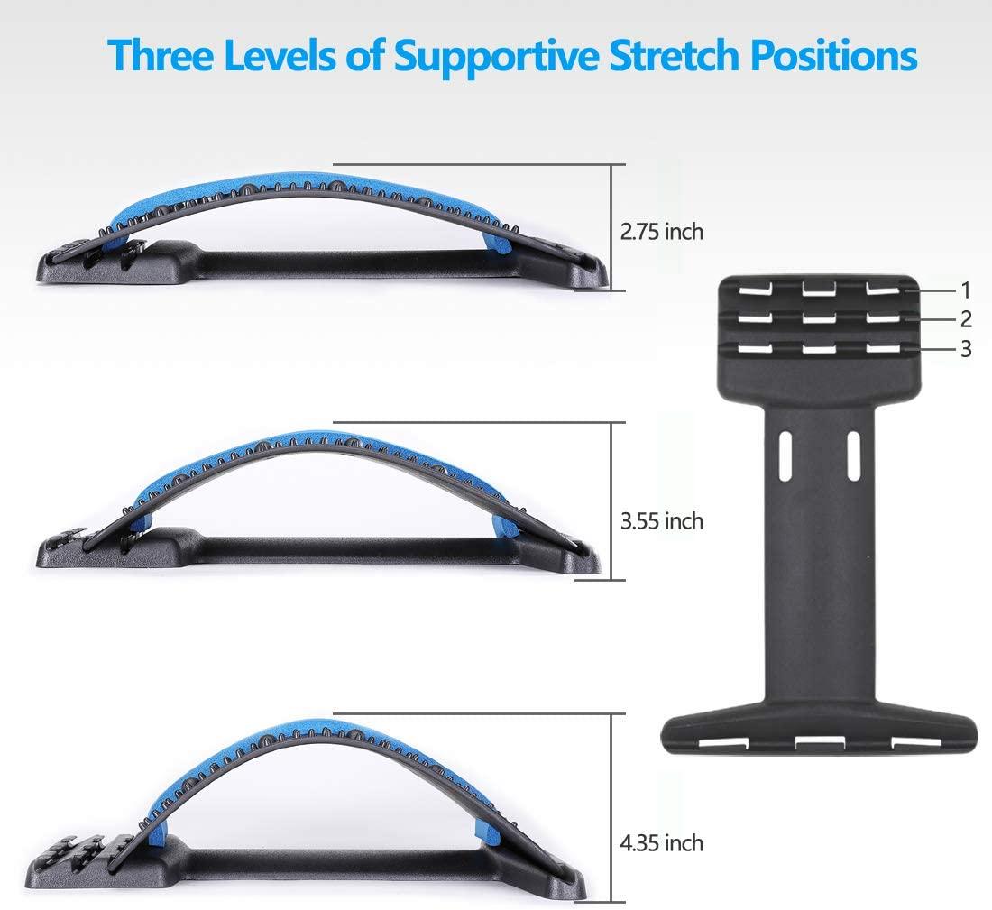 Back Stretcher, Moocoo Multi-Level Back Cracker Lower Back Pain