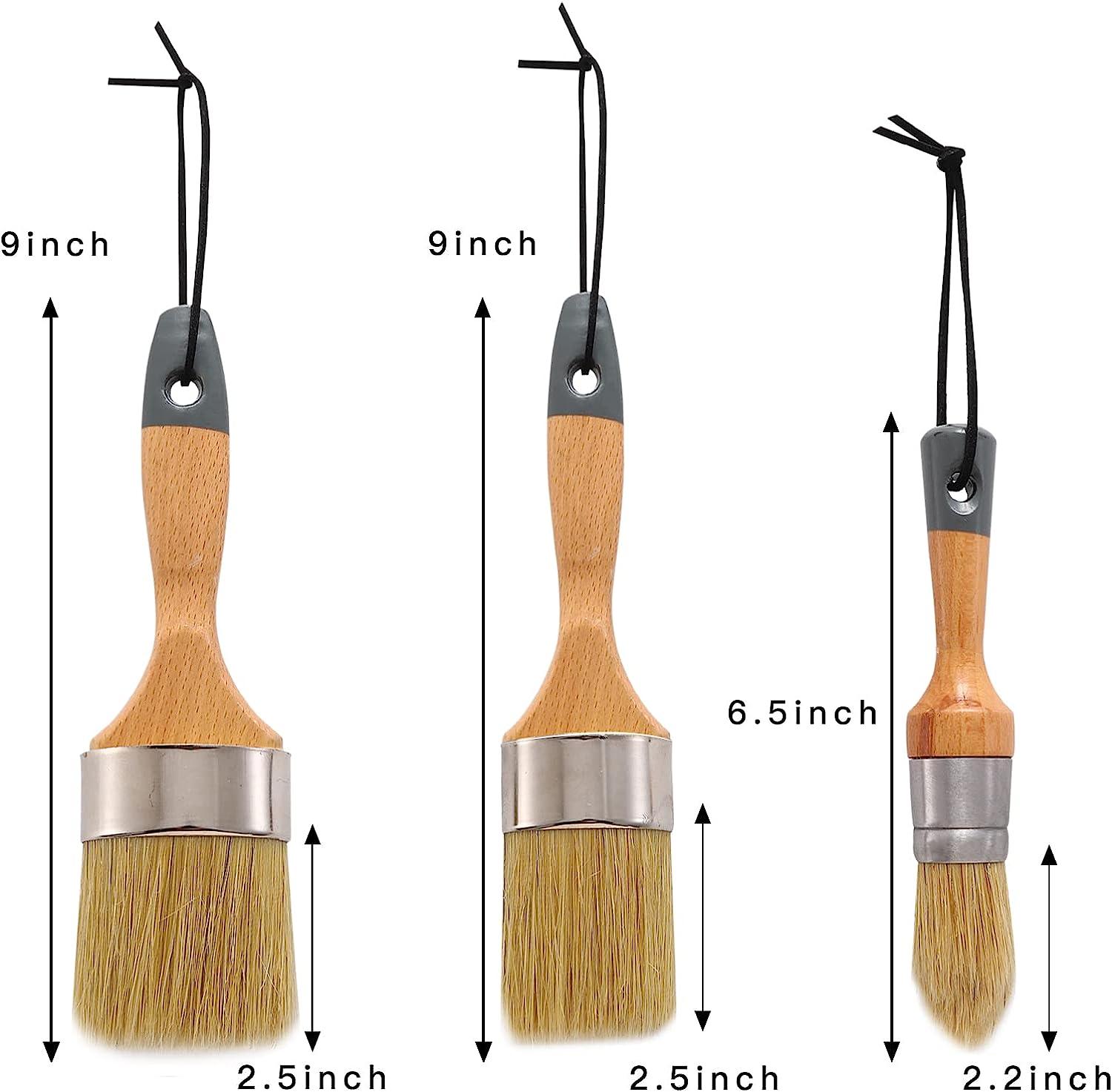 Foam Paint Brush Set, 8 Brushes in 4 Sizes, 1 Inch, 2 Inch, 3 Inch, and 4  Inch 