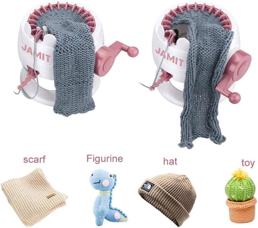  Knitting Machine 22 Needles, Smart White Rabbit Knitting  Machine, 22 Needle Knitting Machine Kit for Adult/Kids DIY Scarves, Socks,  Gloves, etc (22G)…