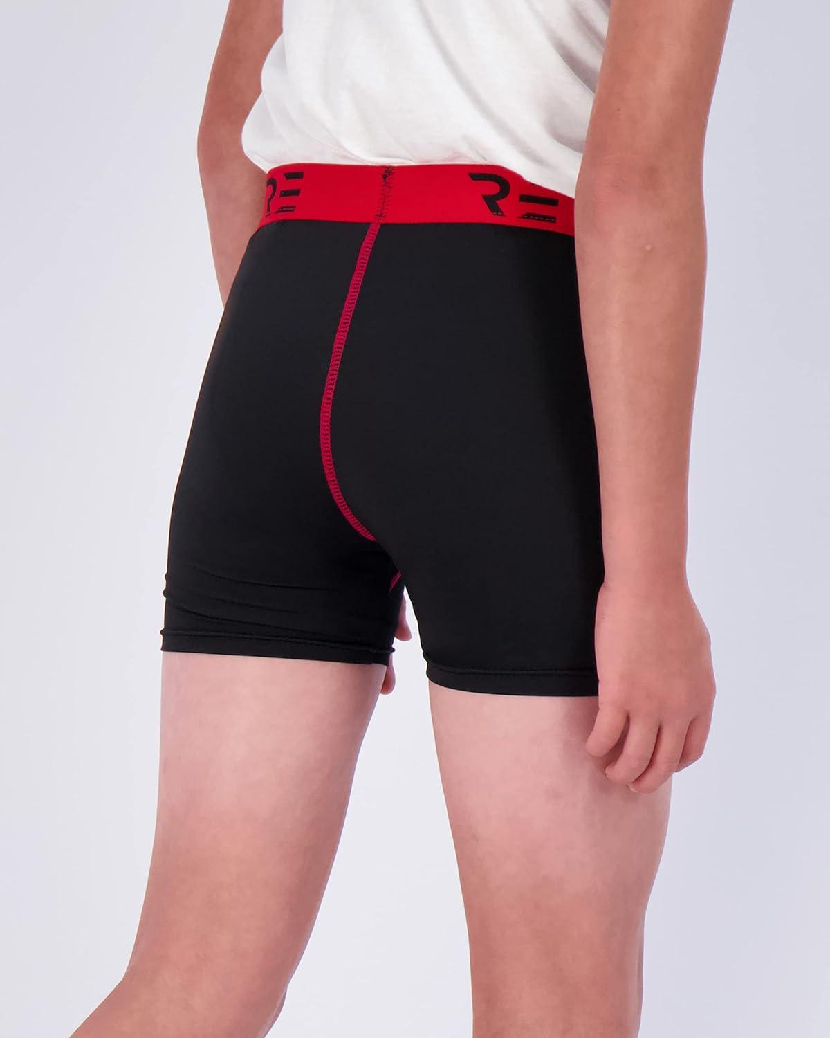 Real Essentials 5 Pack: Youth Boys' Compression Shorts