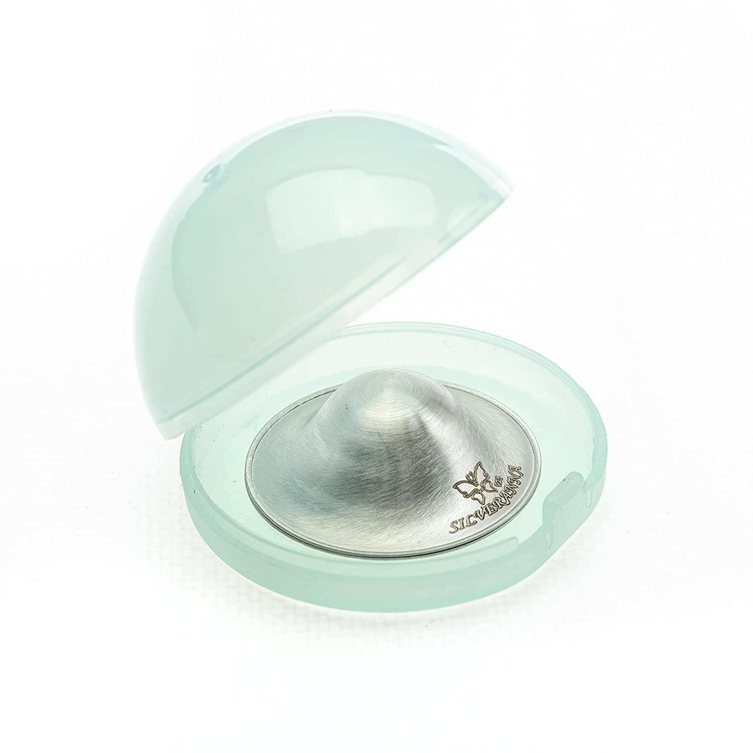 The Original Silver Nursing Cups with Silicone Pads - Experience the D –  MOOGCO The Original Silver Nursing Cups