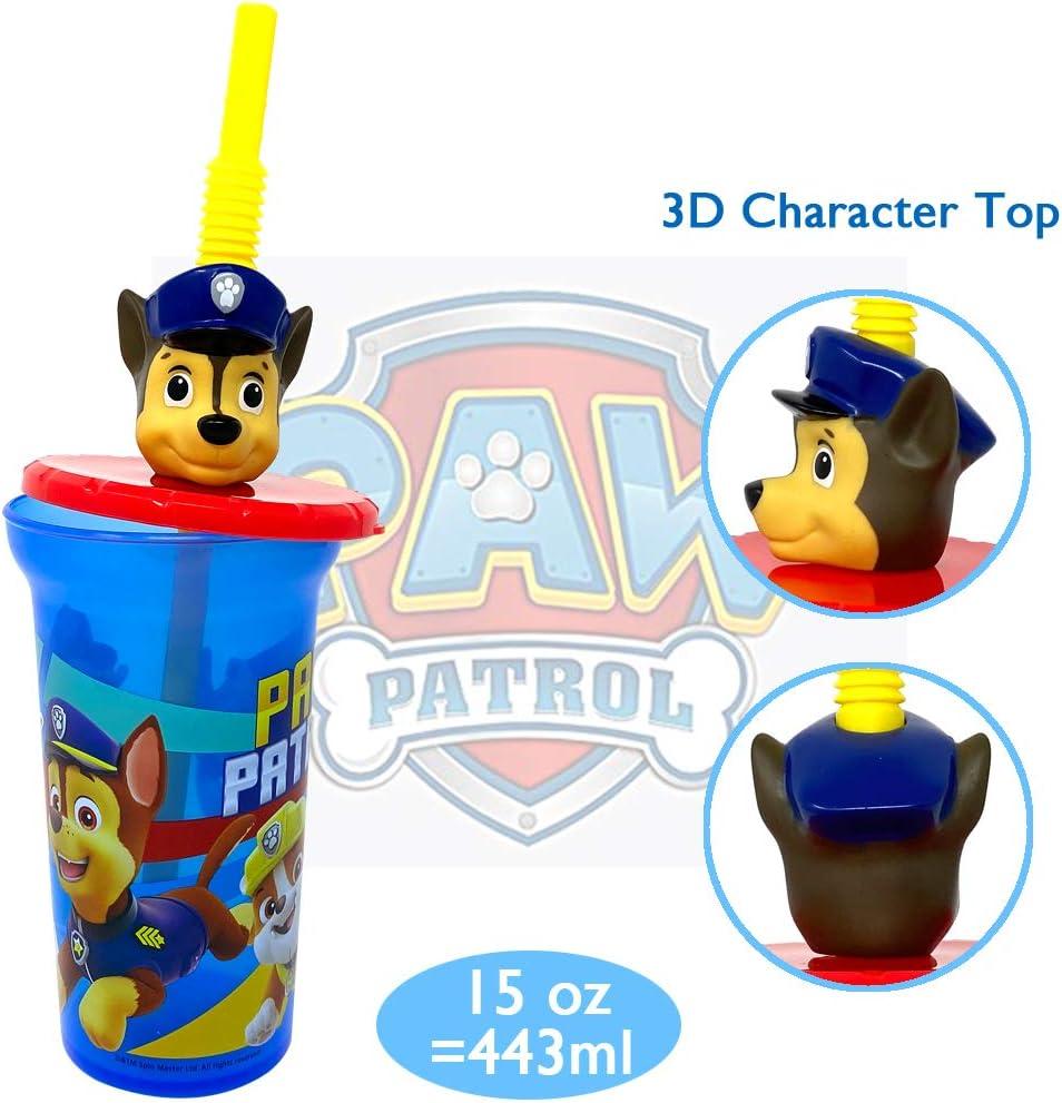Zak Designs, Inc. Paw Patrol Water Cup with Lid and Straw-Reusable
