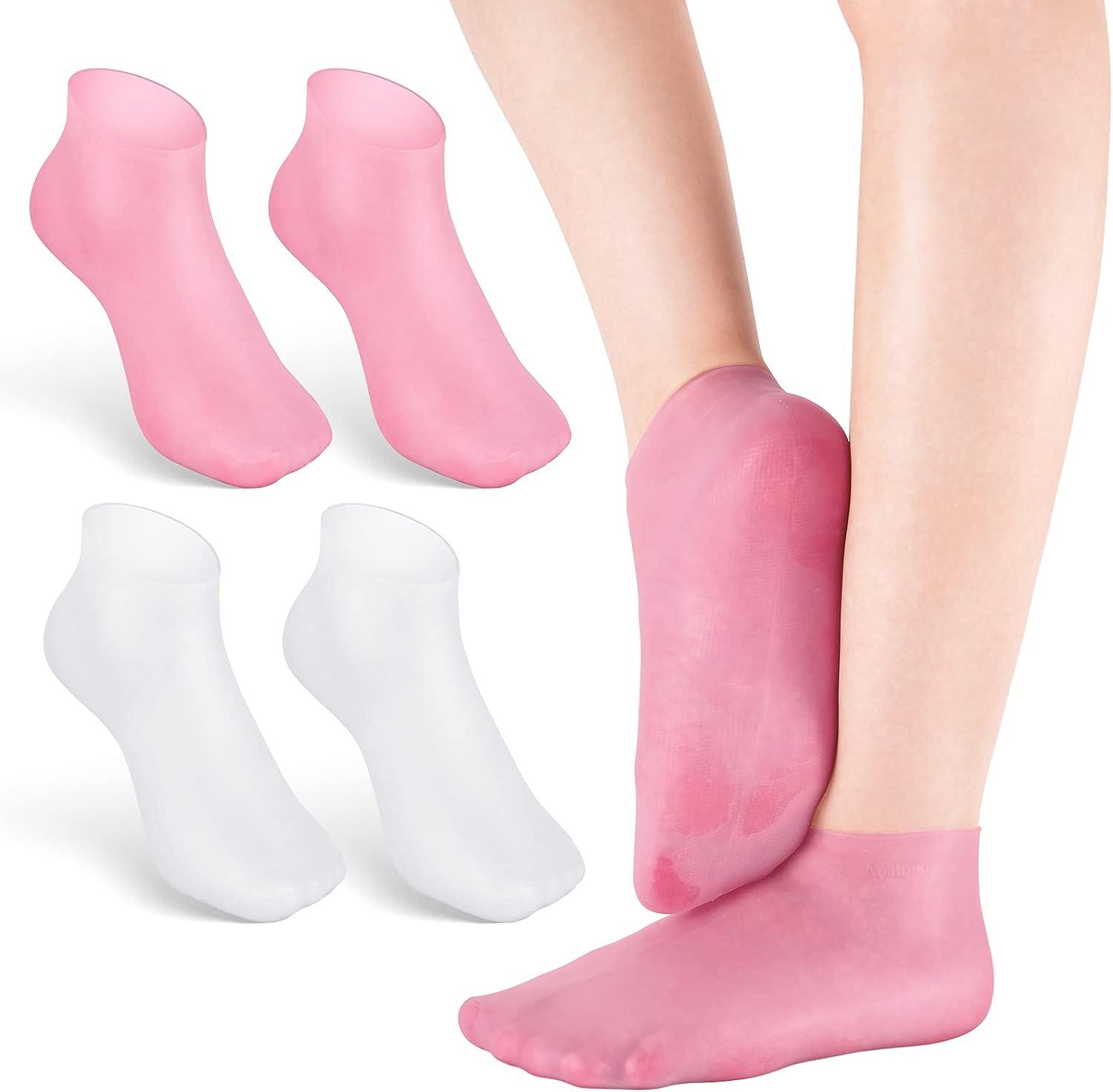 Long Silicone Socks Moisturizing Socks Foot Care Socks Foot Spa Pedicure  Socks