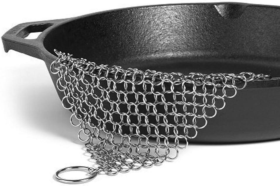 cm Scrubber - Chain Mail Scrubber for Cast Iron Cookware