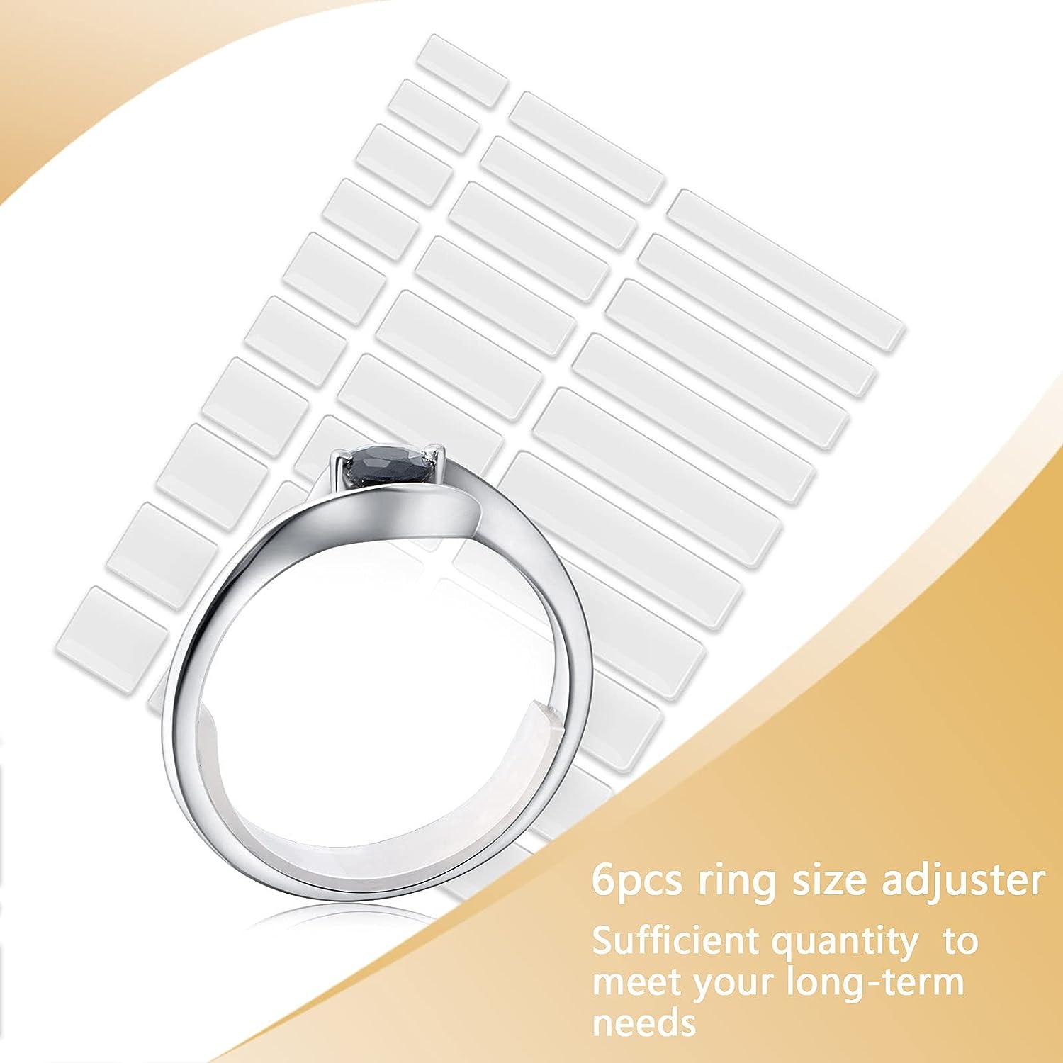 6PCS Invisible Ring Size Adjuster TPU Ring Guard Clear Ring Size