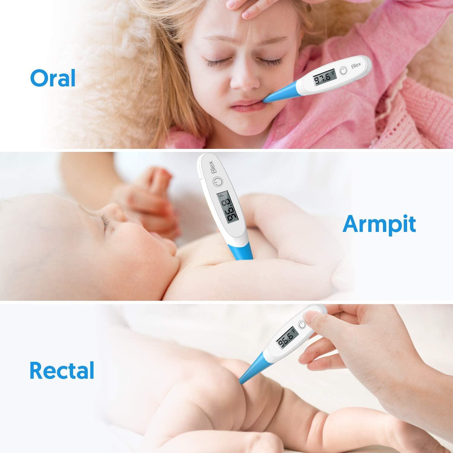 Oral Digital Thermometer Fever Fast Reading For Children Baby Adult Home  Office