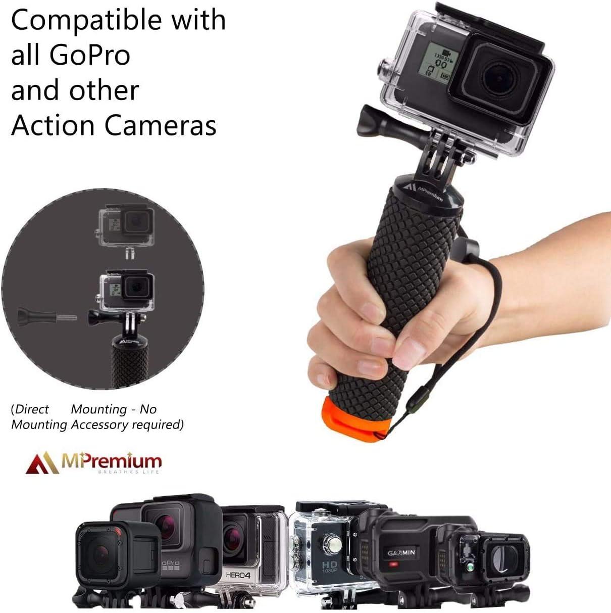 Accessories Kit for GoPro, Accessory Bundle Compatible with GoPro Hero 12  11 10 9, Black Action Camera Accessories for Hero
