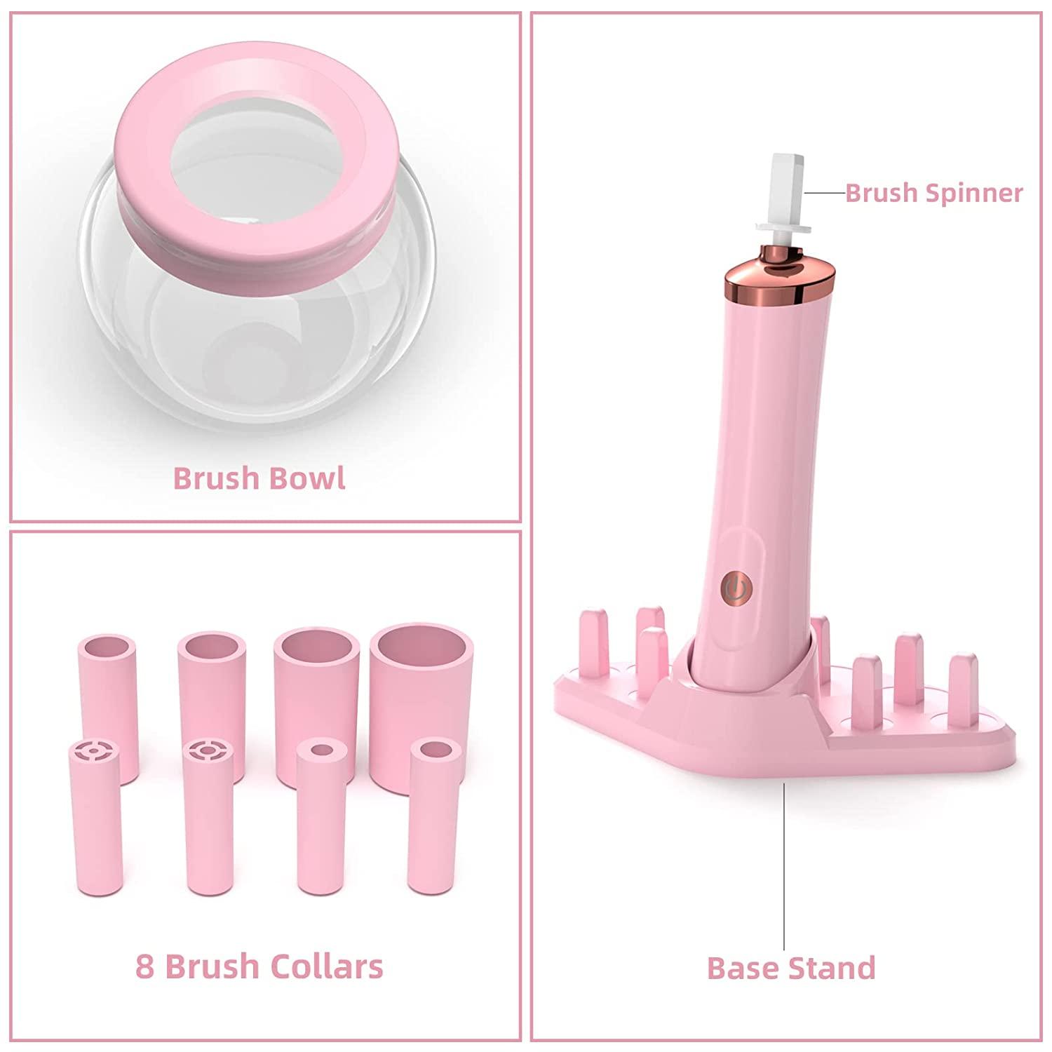 Makeup Brush Cleaner Dryer Electric Cosmetic Brush Cleaner Spinner Machine  Fast Drying Automatic Cleaning Makeup Brushes - AliExpress