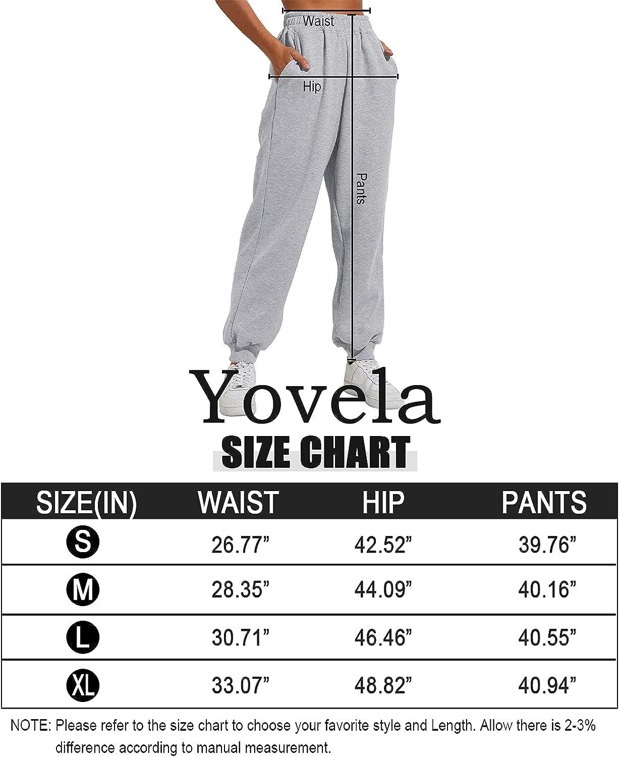 hotfits Women's High Waisted Black Sporty Gym Athletic Fit Sweatpants Baggy  Lounge Pants, Jogger with Pockets-M : : Clothing & Accessories