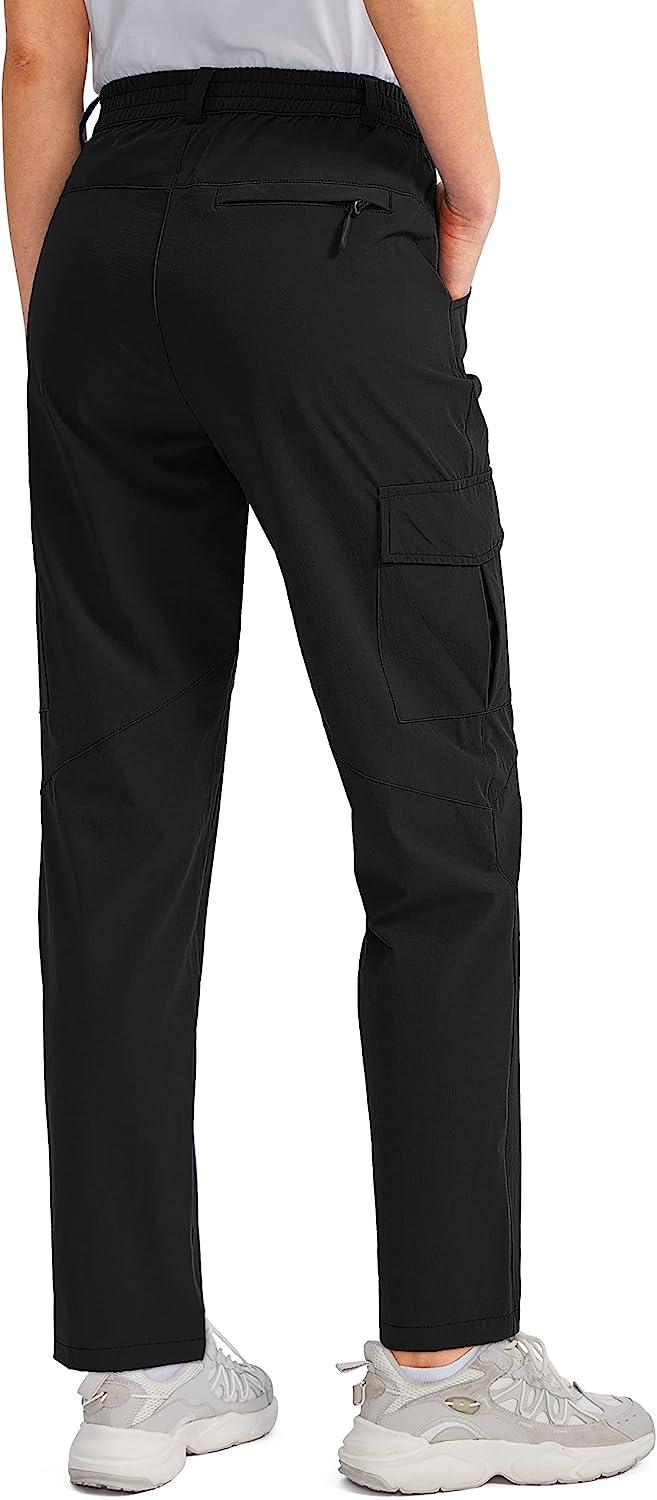 Viodia Women's Hiking Cargo Pants Quick Dry UPF50+ Waterproof Pants for Women Fishing Golf Travel Pants with Pockets