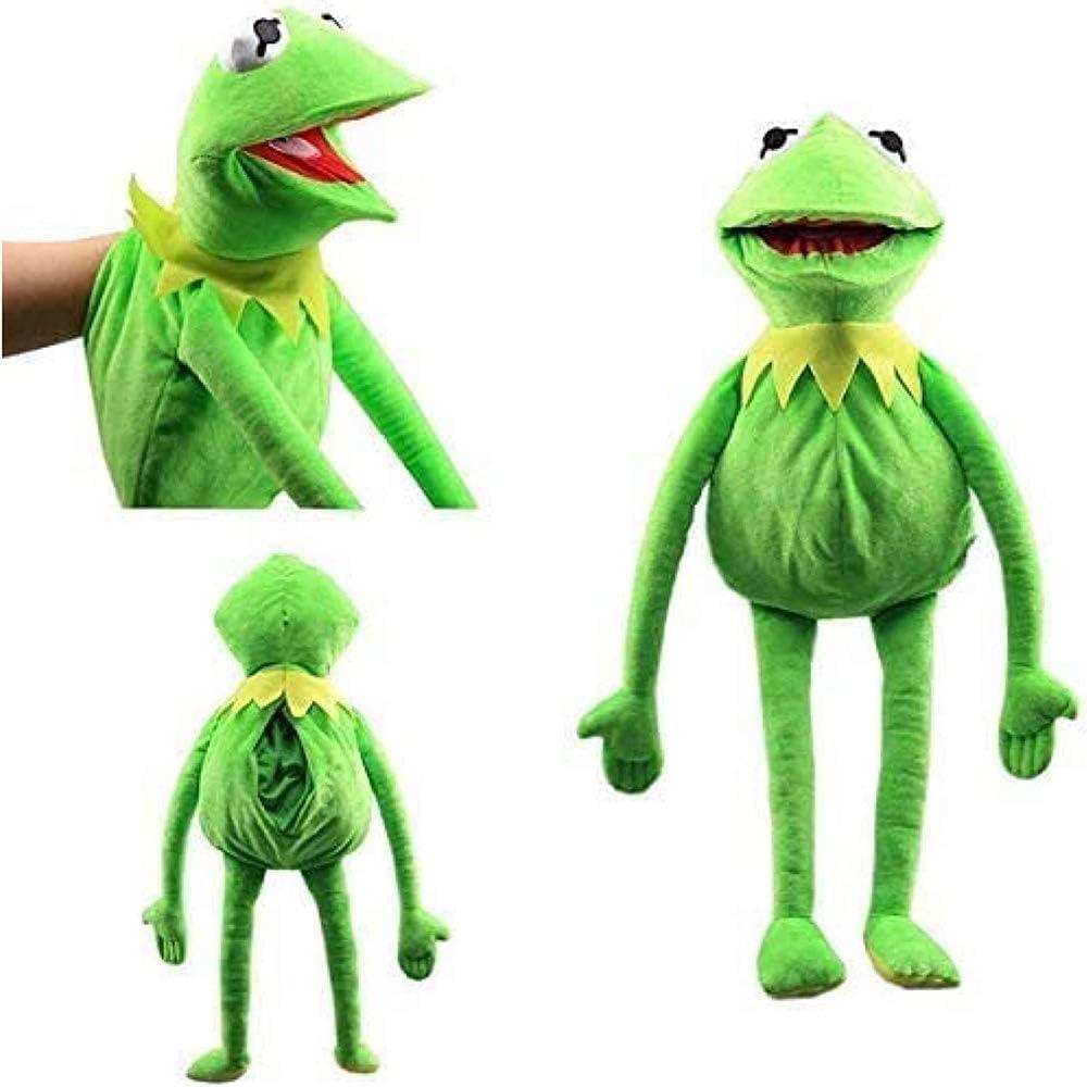 Akls Frog Plush Hand Puppet Comforting Hand Puppet Plush Toy Sesame Kermit  The Frog Soft Toy Frog Plush Stuffed Animal Doll Plush Hand Puppet Toy  Educational Toy 16CM/ Green