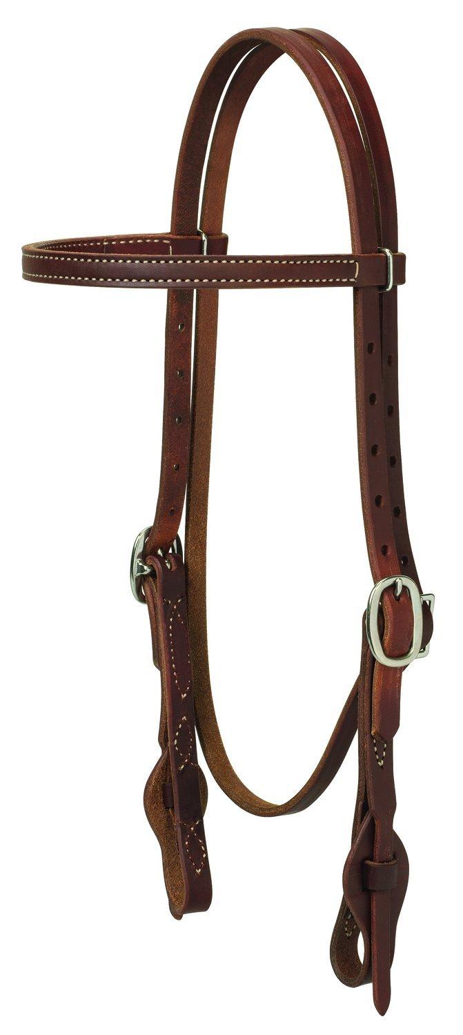 Weaver Leather Golden Brown Harness Leather Browband Headstall