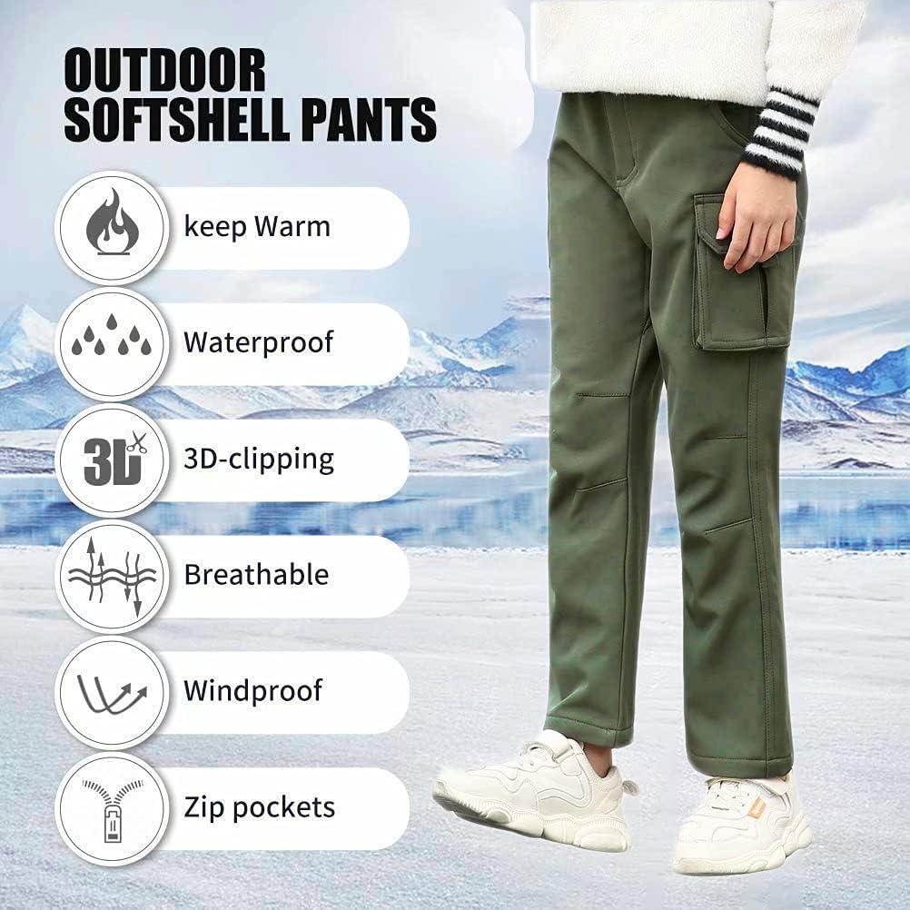Winter Waterproof Winter Cargo Pants With Double Layer Fleece Lining, Multi  Pockets, And Thick Warmth For Casual And Military Wear From Cansonglai,  $27.24 | DHgate.Com
