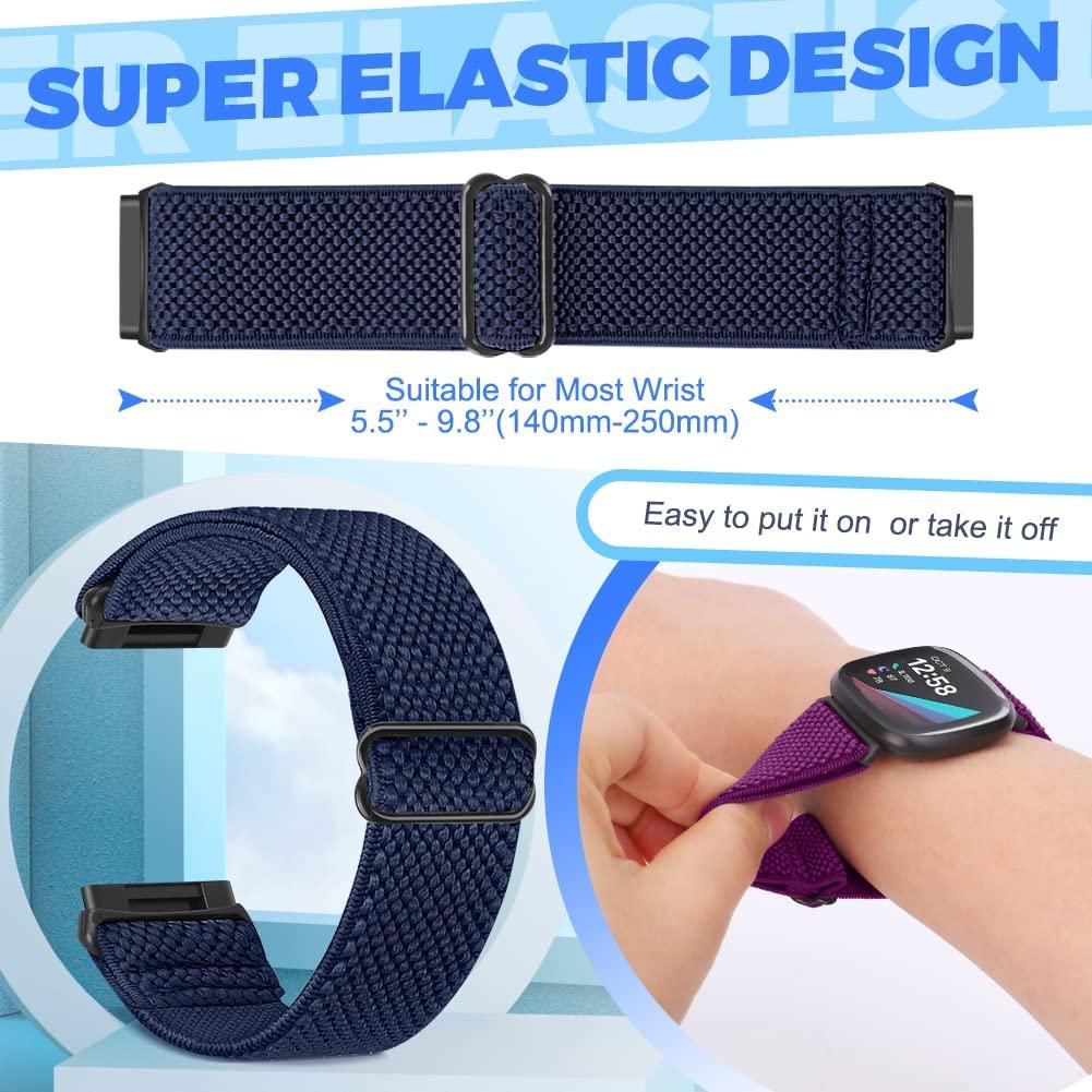 Bracelet nylon Fitbit Charge 6 (indigo blue) 
