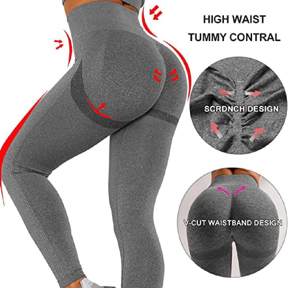OQQ Women's 2 Piece Yoga Legging Seamless Workout High Waist Butt Liftings  Athletic Leggings : : Clothing, Shoes & Accessories