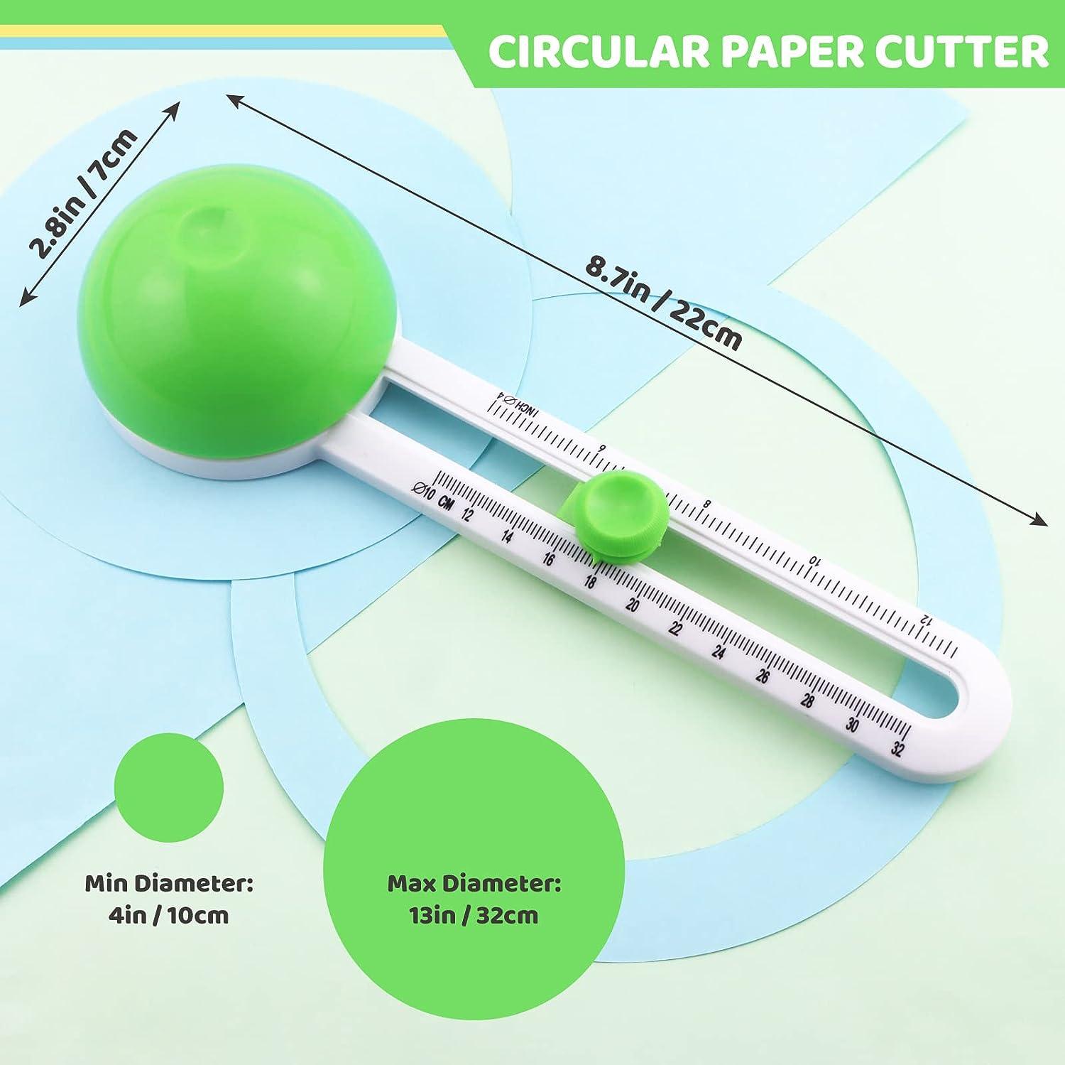 Durable Rotary Circle Cutter ,10-32cm Circular Paper Cutter