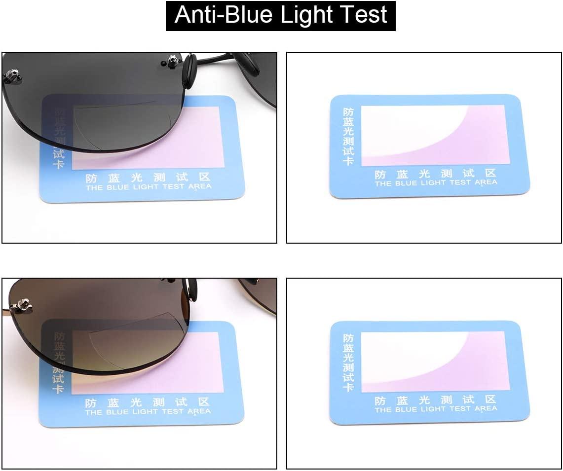 Rimless Bifocal Reading Glasses UV400 Protection Sport Sunglasses Blue  Light Blocking Lightweight Sun Readers for Unisex Men and Women Outdoor  Driving Safety Eyeglasses Tinted Lens Shades Eyewear 2.5 X