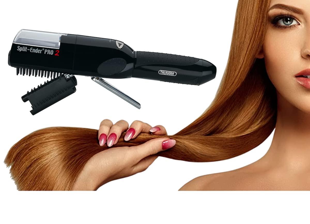 Split Ender Pro 2 Automatic Easy Split End Remover, Damaged Hair Repair  Trimmer for Broken, Frizzy, Dry, and Brittle Split Ends, Men & Women Hair  Care Treatment - Red : : Beauty