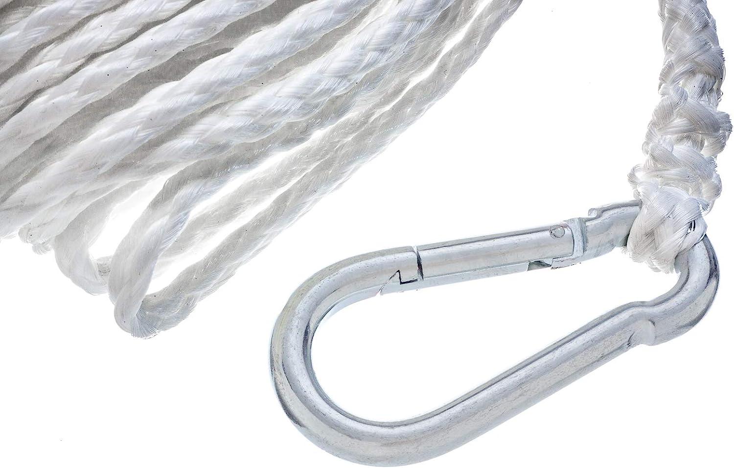 Attwood White Anchor Line 1/4 in x 50 ft