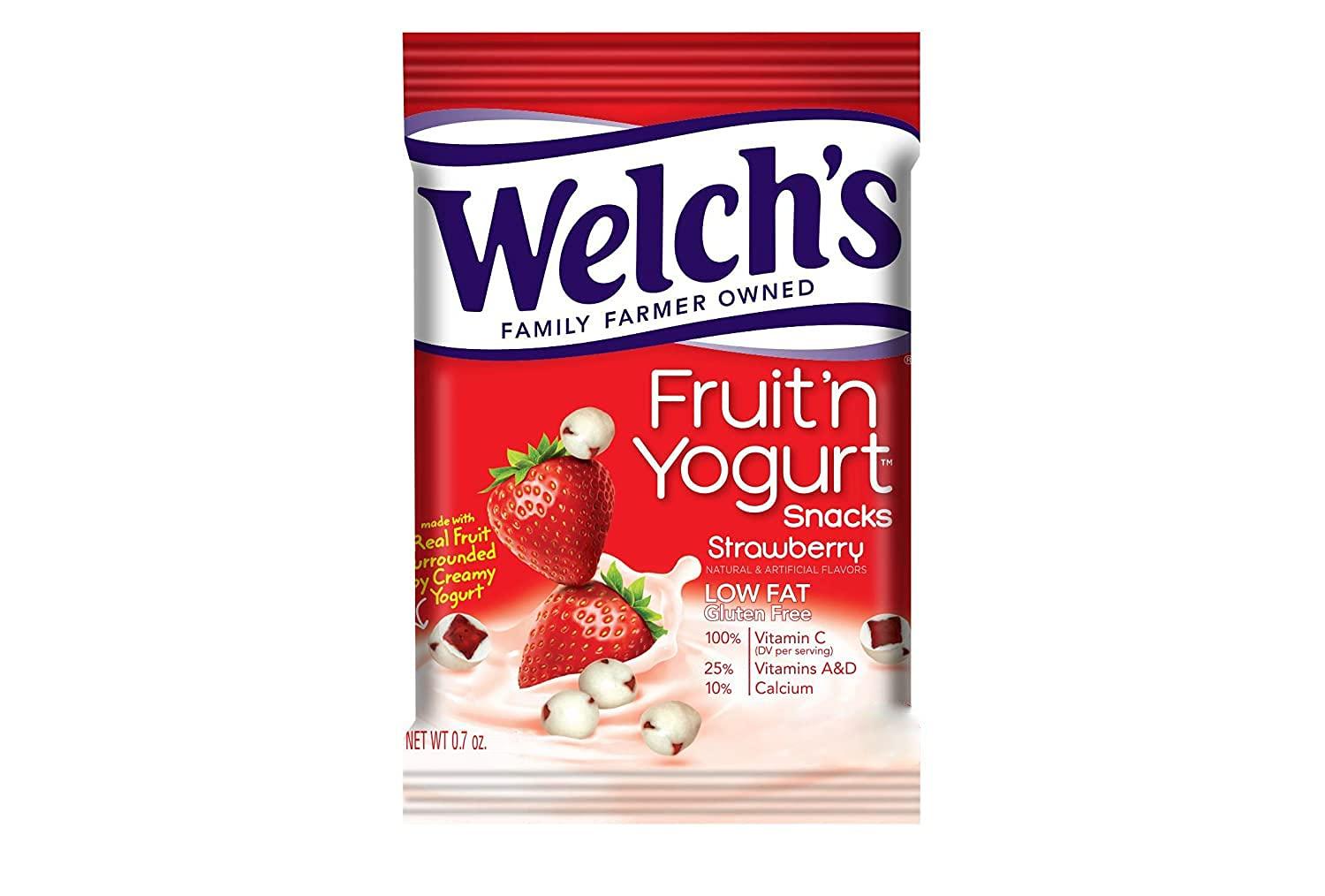 Welchs Fruit N Yogurt Strawberry Fruit Snacks 8 Ct 9715