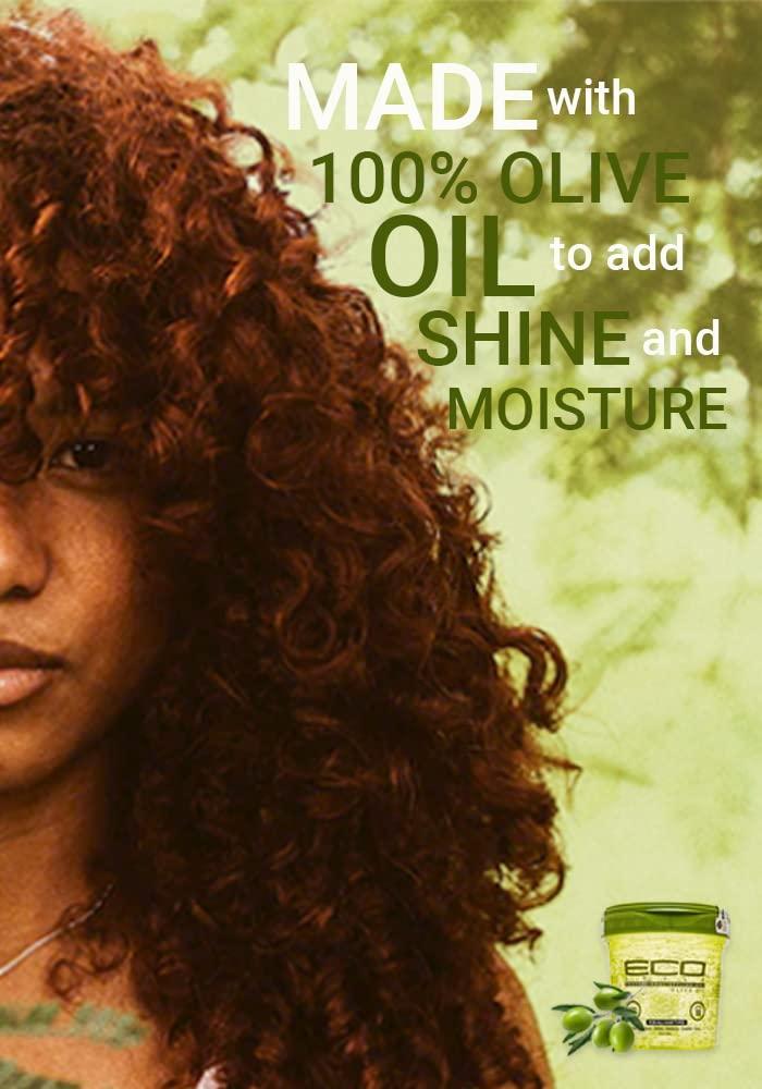  Eco Style Gel Olive Oil Styling - Adds Shine and Tames Split  Ends - Delivers Moisture to Scalp - Nourishes And Repairs - Provides  Weightless and Superior Hold - Ideal